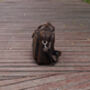 Genuine Leather Briefcase With Luggage Strap Brown, thumbnail 2 of 9