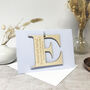 Personalised Initial Letter Good Luck Card, thumbnail 11 of 12