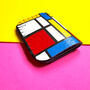 Personalised Mondrian Card Holder For Travel Cards And Business Cards, thumbnail 2 of 4