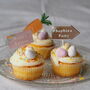 Set Of Seven Personalised Easter Cake Toppers, thumbnail 1 of 7