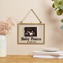 Personalised Brass Baby Scan Frame, thumbnail 1 of 3