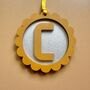 Initial Christmas Ornament Initial Decoration Personalised Item, thumbnail 4 of 6