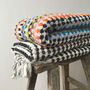Pom Pom Multicoloured Cotton Towel, thumbnail 4 of 4
