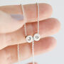 Personalised Sterling Silver Circle Bead Necklace, thumbnail 4 of 8