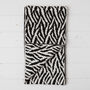 Zebra Lambswool Reversible Scarf, thumbnail 5 of 12
