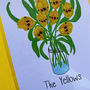 'The Yellows' Flower Art Print, thumbnail 2 of 5