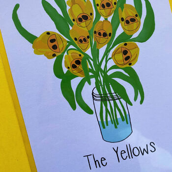 'The Yellows' Flower Art Print, 2 of 5