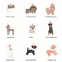 The Dog Lover's A To Z With Personalised Dog Breed Birthday Card, thumbnail 12 of 12