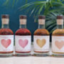 Personalised Valentines Flavoured Gin With Music, thumbnail 1 of 6