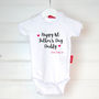 Personalised 1st Father's Day Babygrow, thumbnail 3 of 9