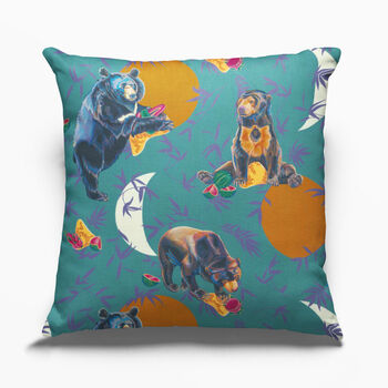 Sun And Moon Bears Animal Cushion, 3 of 12