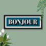 Bonjour Framed Typography Print, thumbnail 10 of 10