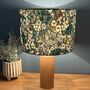 Ennerdale Teal Floral Drum Lampshades, thumbnail 3 of 9