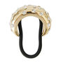 Gold Or Silver Crystal Studded Ponytail Cuff, thumbnail 6 of 6