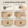 Regal Sun Emblem Brass Cabinet Knob, thumbnail 2 of 8