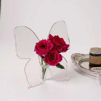 Belle Butterfly Acrylic Vase, 12 of 12