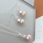 Sterling Silver Star And Pearl Necklace And Earrings, thumbnail 3 of 10