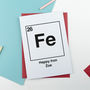 Personalised Atomic Element Birthday Card, thumbnail 1 of 4