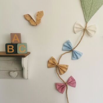 Mint Green Neutral Nursery Decoration, Baby Room Wall Kite, 4 of 11