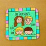Personalised Family Coasters Pack Of Four, thumbnail 6 of 6