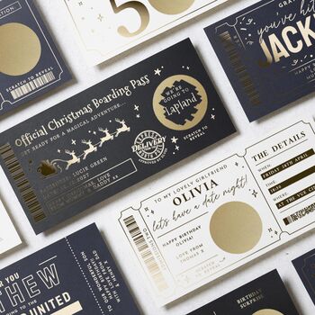 Christmas Lapland Boarding Pass Personalised Voucher, 9 of 9