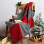 Christmas Square Blanket Beginners Knitting Kit, thumbnail 1 of 6