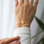 Personalised Birthflower Or Initial Disc Bracelet, thumbnail 7 of 10