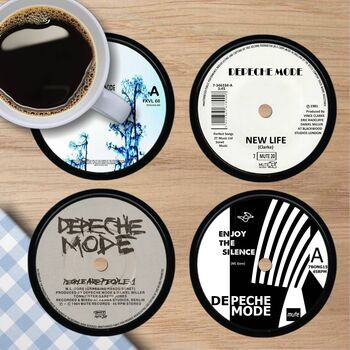 Vinyl Coasters Fleetwood Mac, Depeche Mode, Madness, 2 of 5