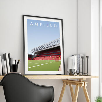 Liverpool Fc Anfield Main Stand Poster, 4 of 8