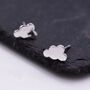 Sterling Silver Little Cloud Stud Earrings, thumbnail 1 of 12
