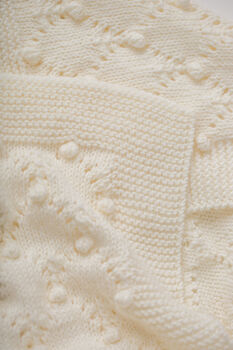 Hand Knitted Baby Blanket, 3 of 7