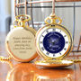 Personalised Pisces Pocket Watch, thumbnail 2 of 5