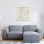 Organic Lines Wooden Wall Art Abstract Shapes Panel, thumbnail 7 of 9