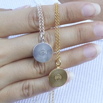 Vinyl Record Necklace, Sterling Silver Or Gold Plated, 12 of 12