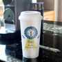 Personalised Number One Dad Travel Mug Gift, thumbnail 2 of 2