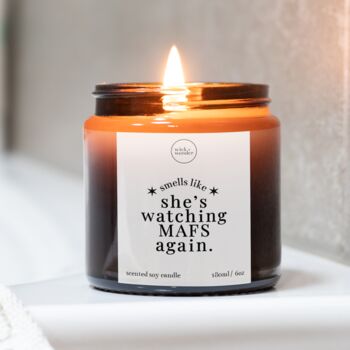 Watching Mafs Again Candle With Matches, Married At First Sight Gifts, 4 of 11
