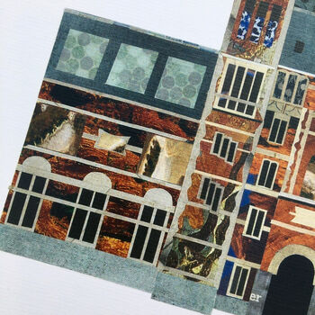 'Rijksmuseum, Amsterdam' Recycled Paper Collage Print, 3 of 5