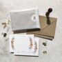 Delicate Watercolour Florals Notelets Gift Set, thumbnail 5 of 7