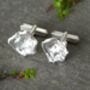 Molten Silver Cufflinks In Sterling Silver, thumbnail 1 of 3