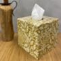 Wooden Tissue Box Cover Gold Acorn, thumbnail 1 of 4