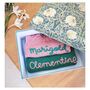 Birth Announcement Embroidered Baby Name Jumper, thumbnail 3 of 10