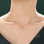 Extra Tiny Robin Bird Pendant Necklace, thumbnail 5 of 11
