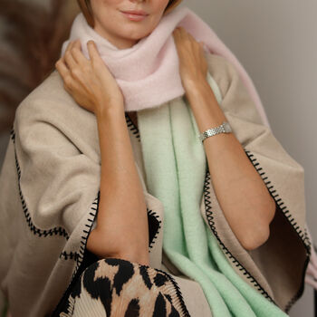 Luxury Pastel Winter Scarf For Her, 2 of 11