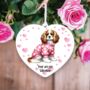 Personalised Cavalier King Charles Love Decoration, thumbnail 1 of 2