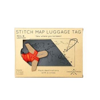 Stitch Your Travels Diy Luggage Tag Kit, 9 of 10