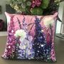 Pink Delphiniums Handmade Artist Lampshades, thumbnail 6 of 6