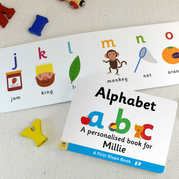 First Steps Alphabet Personalised Board Book, 4 of 6