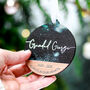 Personalised Wooden Memorial Christmas Decoration Gift, thumbnail 6 of 7