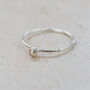 Sterling Silver Birthstone Stacking Ring, thumbnail 11 of 12