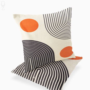Bauhaus Abstract Cushion Covers Set Of Two, 7 of 11